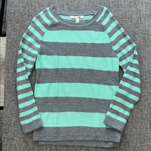 Striped crew neck sweater from Forever 21